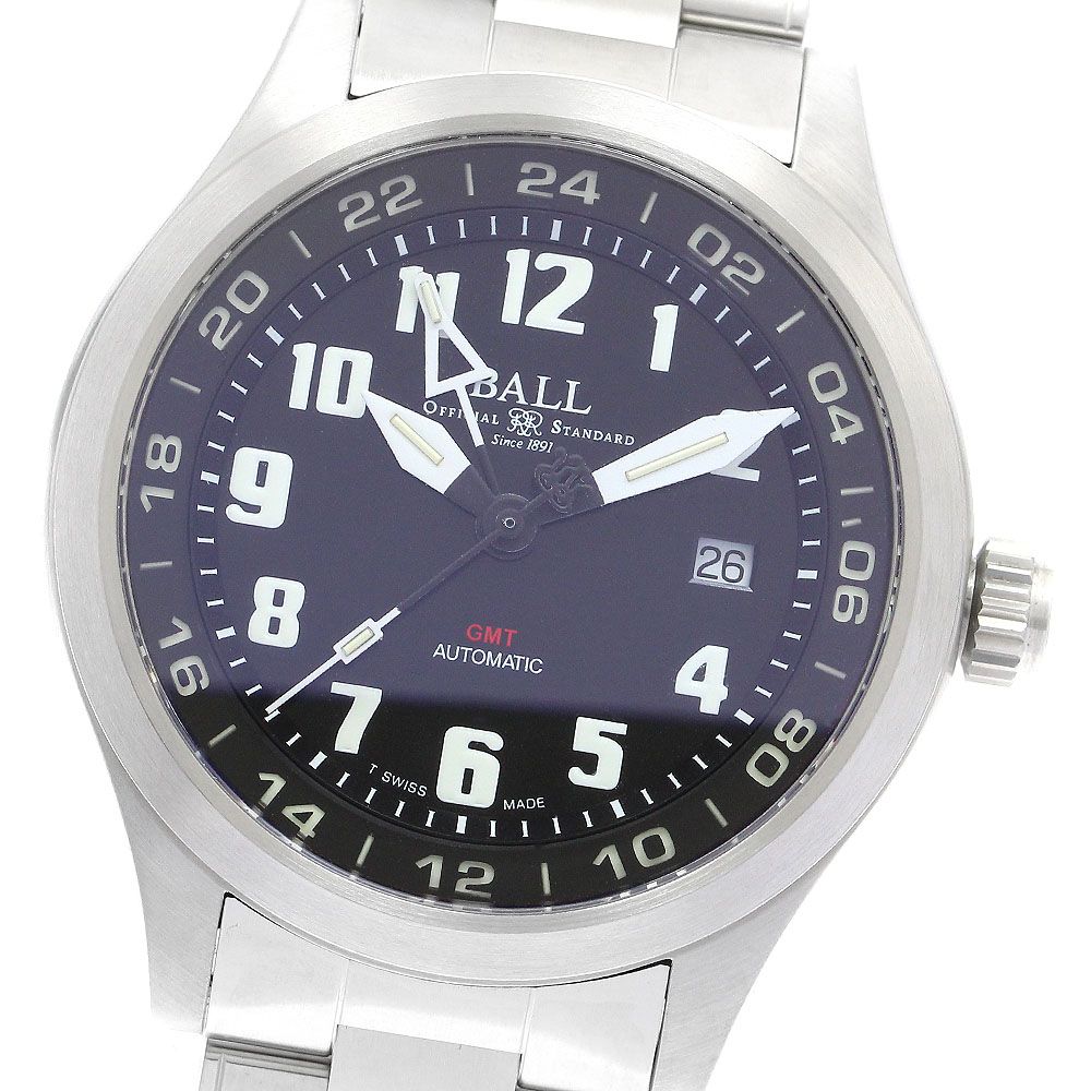 ボールウォッチ BALLWATCH GM1086C-S3-BK エンジニアII ナビゲーター デイト 自動巻き メンズ 未使用品 保証書付き_899251 ボールウォッチ BALLWATCH GM1086C-S3-BK エンジニアII ナビゲーター