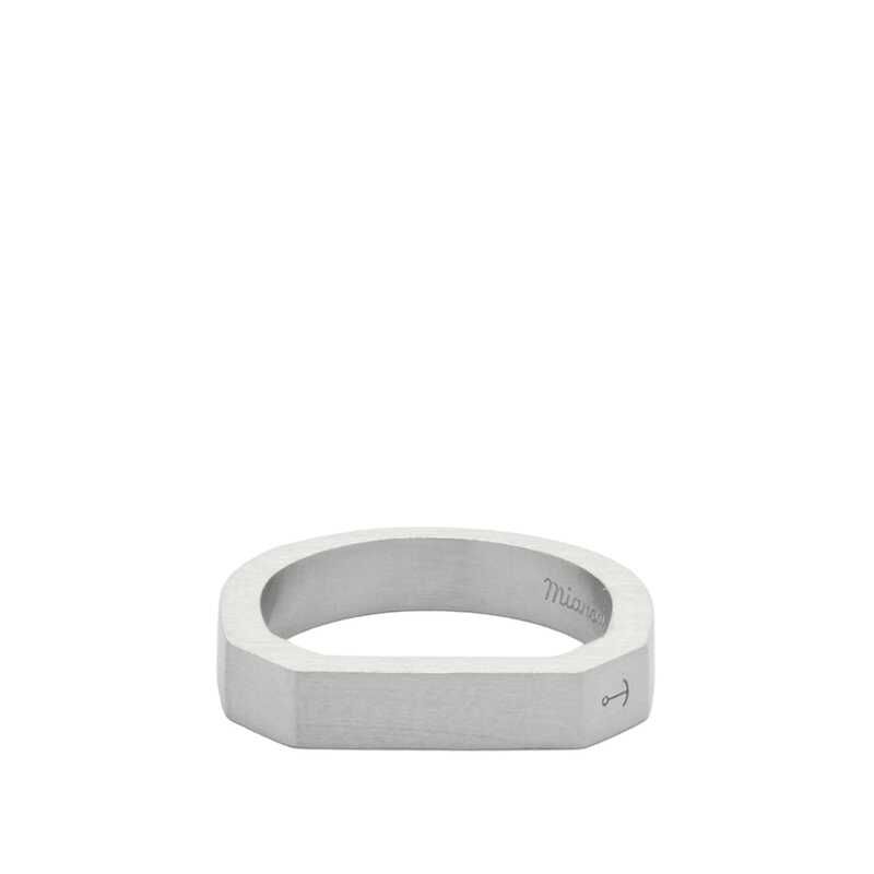 ミアンサイ メンズ アクセサリー 指輪 Miansai Hex Plated Ring Silver シルバー