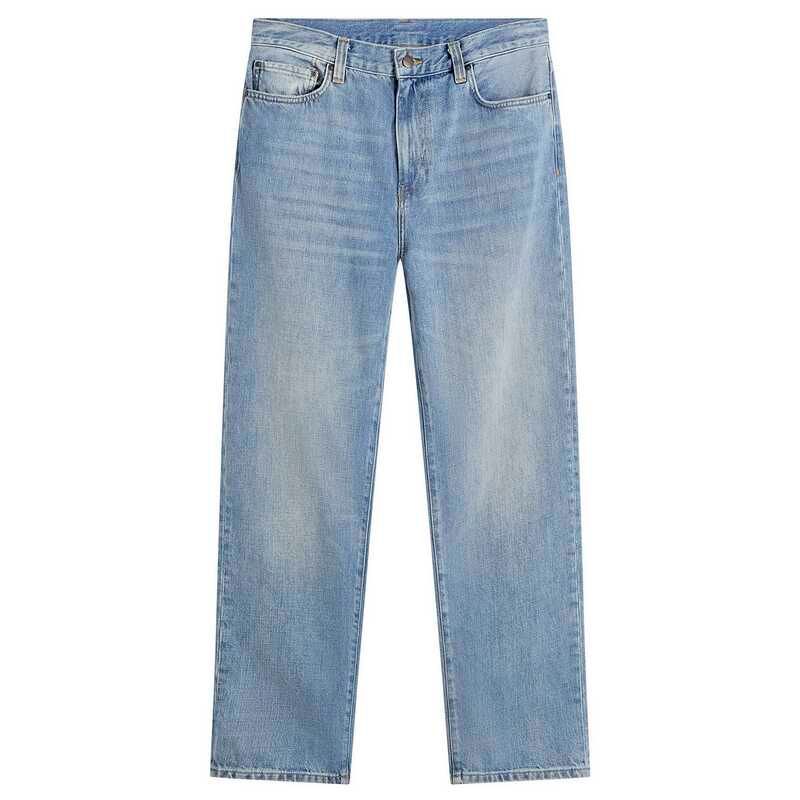 カーハート メンズ ボトムス デニムパンツ ジーンズ Carhartt WIP Aaron Regular Tapered Jeans Blue Burst Washed ブルー
