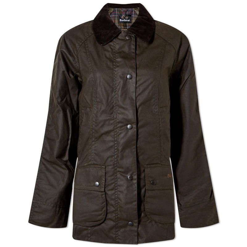 バブアー レディース アウター ジャケット・ブルゾン Barbour Classic Beadnell Wax Jacket Olive オリーブ