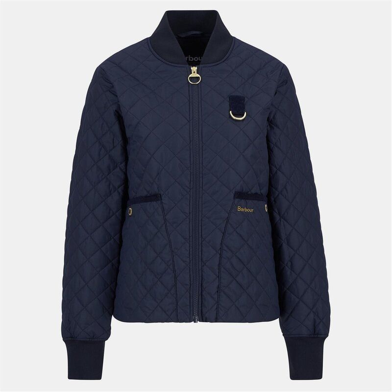 バブアー レディース アウター ジャケット・ブルゾン キルティング ジャケット Barbour Reyna Quilted Jacket Dark Navy ネイビー