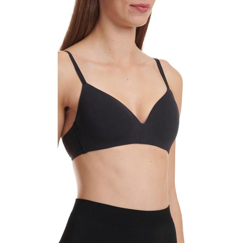 ウォルフォード レディース アンダーウェア ブラジャー コットン Wolford Cotton Skin Bra Black ブラック