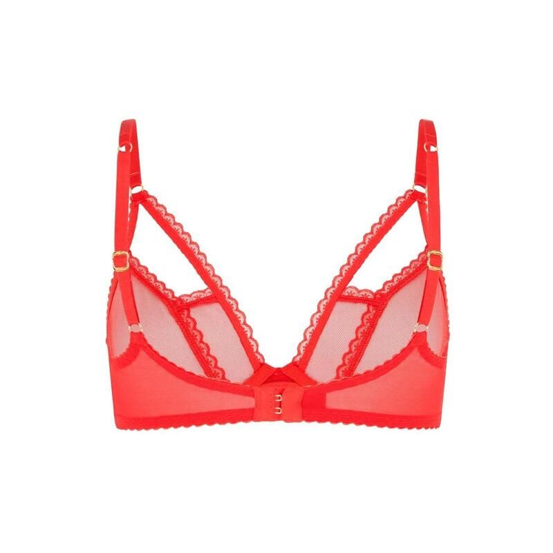 エージェントプロヴォケイター レディース アンダーウェア ブラジャー Agent Provocateur FIA Plunge Underwired Bra Red レッド 16,546円