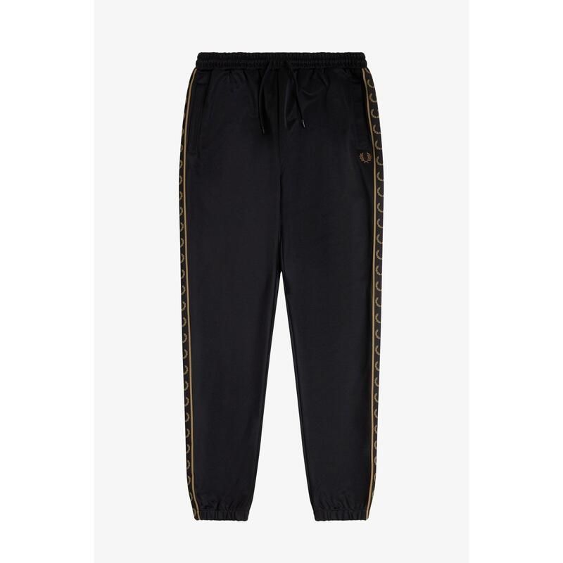 フレッドペリー メンズ ボトムス カジュアルパンツ トラックスーツ Fred Perry Mens Taped Poly Tracksuits BlackShade Q27 ブラック