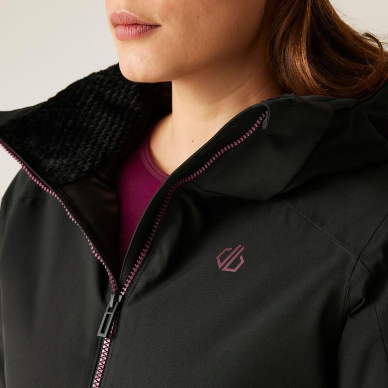 デアツービー レディース アウター ジャケット・ブルゾン Dare 2b Womens Flurry IInsulated Waterproof Jacket Black ブラック