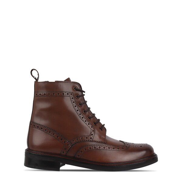 ファイヤートラップ メンズ シューズ ブーツ・レインブーツ ブローグ ブーツ Firetrap Brogue Boot Sn54 Brown ブラウン
