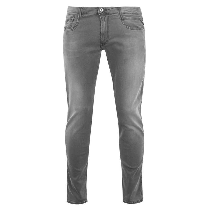 リプレイ メンズ ボトムス デニムパンツ ジーンズ Replay Slim Jeans Grey 096 グレー