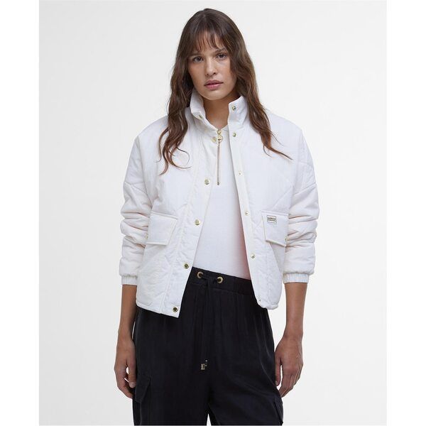バブアー レディース アウター ジャケット・ブルゾン Barbour International BIntl Zola Quilt Ld52 NeutralMandar