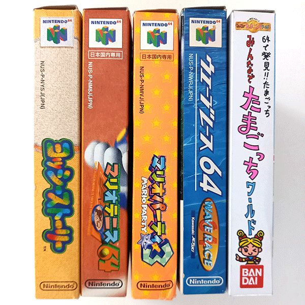 64 ニンテンドー64 ゲームカセット 箱付き まとめ売り マリオテニス