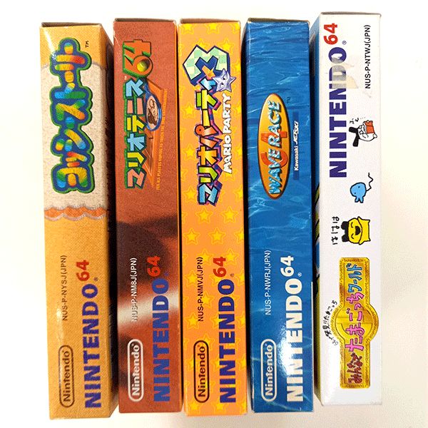 64 ニンテンドー64 ゲームカセット 箱付き まとめ売り マリオテニス