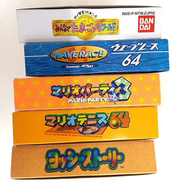 64 ニンテンドー64 ゲームカセット 箱付き まとめ売り マリオテニス