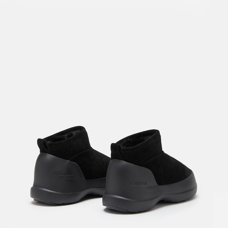 ムーンブーツ レディース シューズ ブーツ・レインブーツ スエード Moon Boot Luna LowSuede Boots Black ブラック