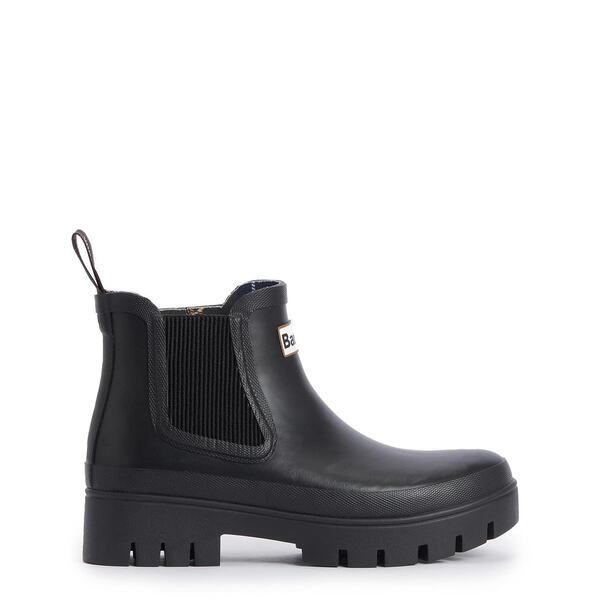 バブアー レディース シューズ ブーツ・レインブーツ アンクル Barbour Halton Ankle Wellingtons Black ブラック
