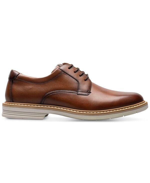 フローシャイム メンズ シューズ オックスフォード レザー Florsheim Mens Norfolk Leather Plain Toe Oxford Cognac