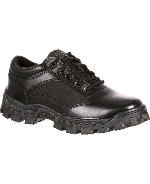 ロッキー メンズ シューズ オックスフォード ROCKY Mens Alpha Force Oxford Shoe Black ブラック