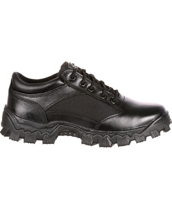 ロッキー メンズ シューズ オックスフォード ROCKY Mens Alpha Force Oxford Shoe Black ブラック