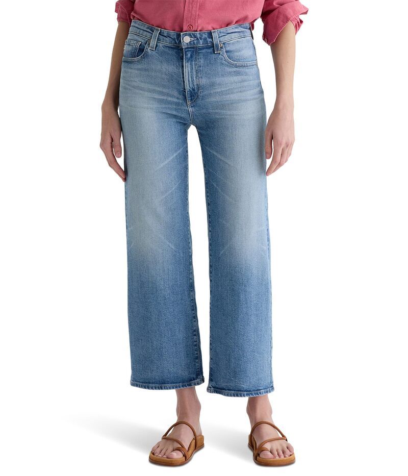エージージーンズ レディース ボトムス デニムパンツ ワイドレッグ AG Jeans Saige MidRise Wide Leg in Helios Helios