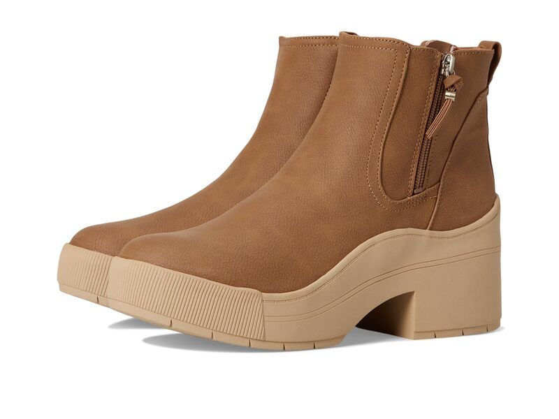 ドクター・ショール レディース シューズ ブーツ・レインブーツ Dr Scholls Time Off Up Zip Zip Short Boots Honey Brown ブラウン