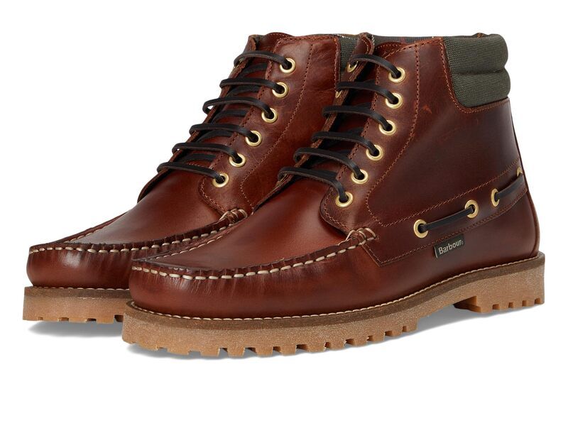 バブアー メンズ シューズ ブーツ・レインブーツ Barbour Tiller Moccasin Boots Mahogany 44,720円