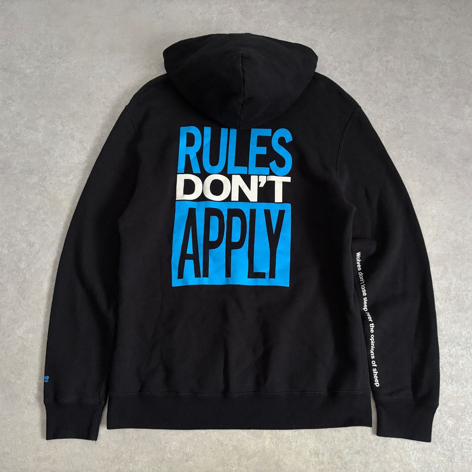 COOTIE PRODUCTIONS RULES DON'T APPLY プリント スウェット パーカー フーディ クーティー