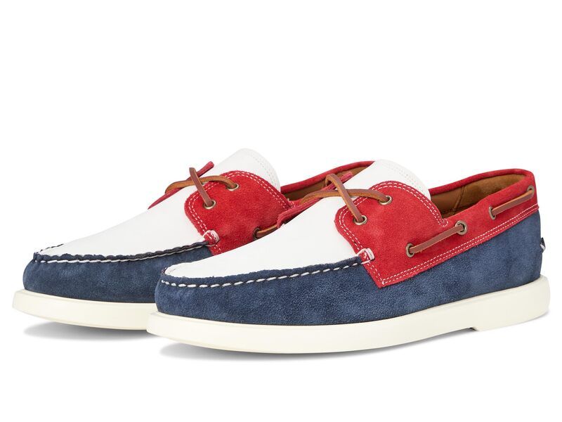 アレン エドモンズ メンズ シューズ Allen Edmonds Panama Boat Shoes RedWhiteBlue ホワイト