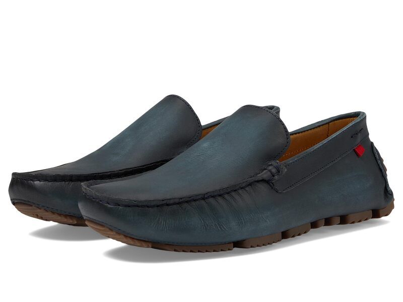 マークジョセフニューヨーク メンズ シューズ オックスフォード Marc Joseph New York Ovington Navy Burnished ネイビー