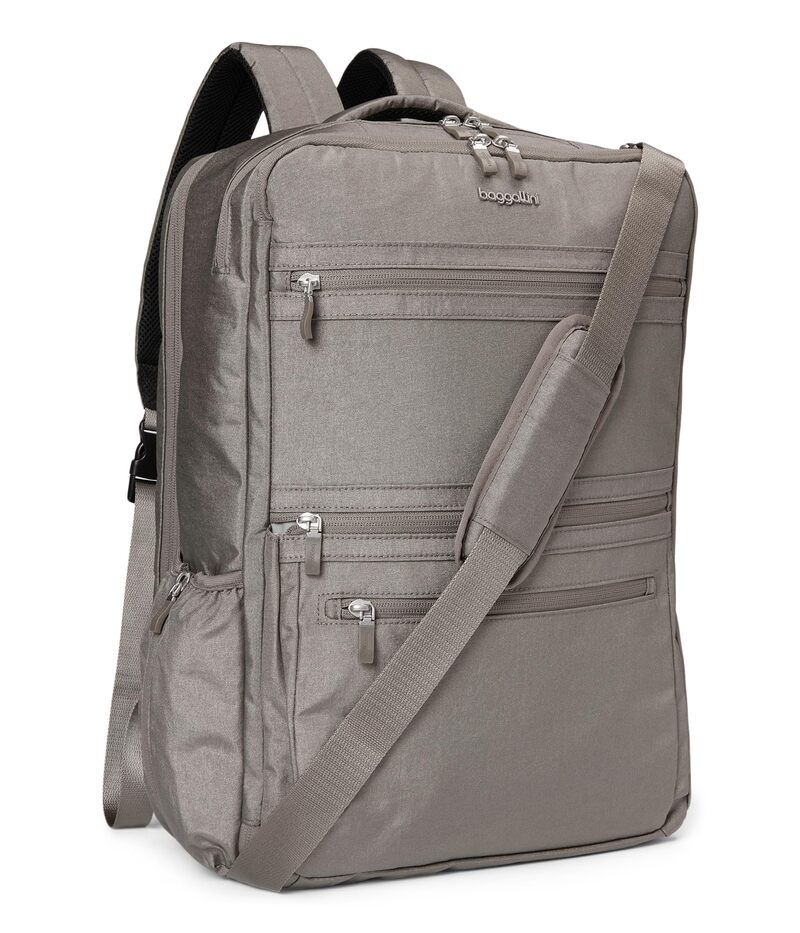 バッガリーニ レディース バッグ バックパック・リュックサック Baggallini Modern Convertible Travel Backpack Sterling Shimme