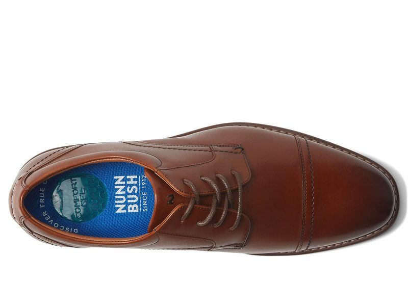 ノンブッシュ メンズ シューズ オックスフォード キャップ Nunn Bush Centro Flex Cap Toe Oxford Cognac ノンブッシュ メンズ シューズ オックスフォード キャップ Nunn Bush Centro Flex Cap Toe Oxford Cognac