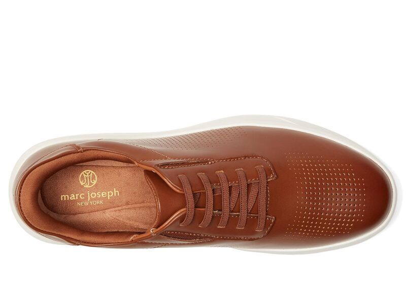 マークジョセフニューヨーク メンズ シューズ オックスフォード Marc Joseph New York Harboroad Hands Free Technology Cognac Napa Lea