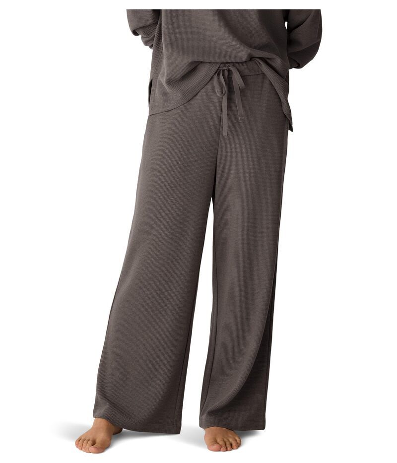 エイリーンフィッシャー レディース ボトムス カジュアルパンツ アンクル ニット Eileen Fisher Waffle Doubleknit Wide Ankle Pants Rye