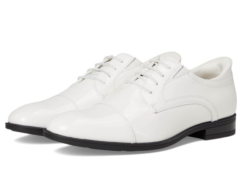 マークジョセフニューヨーク メンズ シューズ オックスフォード Marc Joseph New York Baker Street Hands Free Technology White Patent Le ホワイト