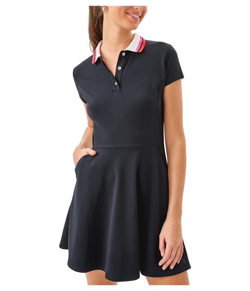 リリーピュリッツァー レディース トップス ワンピース Lilly Pulitzer Bryana Dress Upf 50 Noir