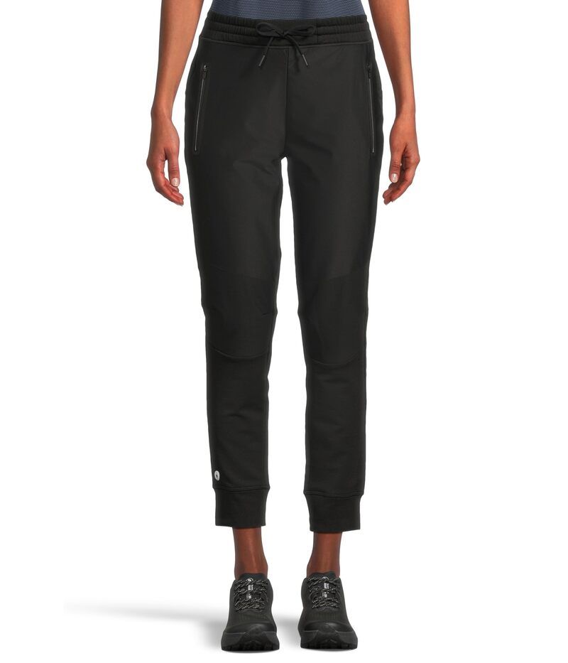 スマートウール レディース ボトムス カジュアルパンツ フリース Smartwool Active Fleece Wind Pants Black ブラック