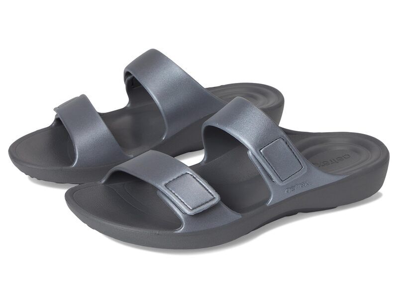 エイトレックス レディース シューズ スリッポン・ローファー Aetrex Kaia Pewter ピューター