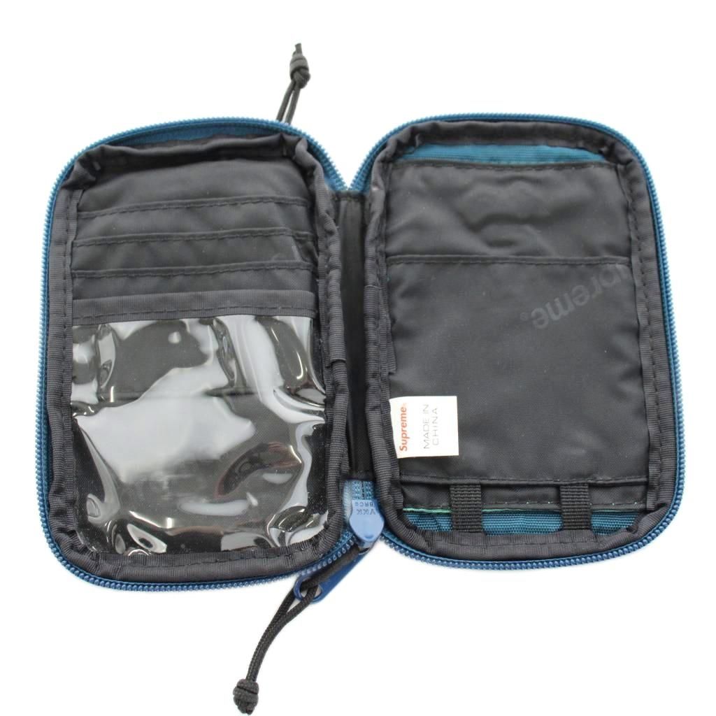シュプリーム SUPREME 19FW Small Zip Pouch Dark Teal マルチポーチ