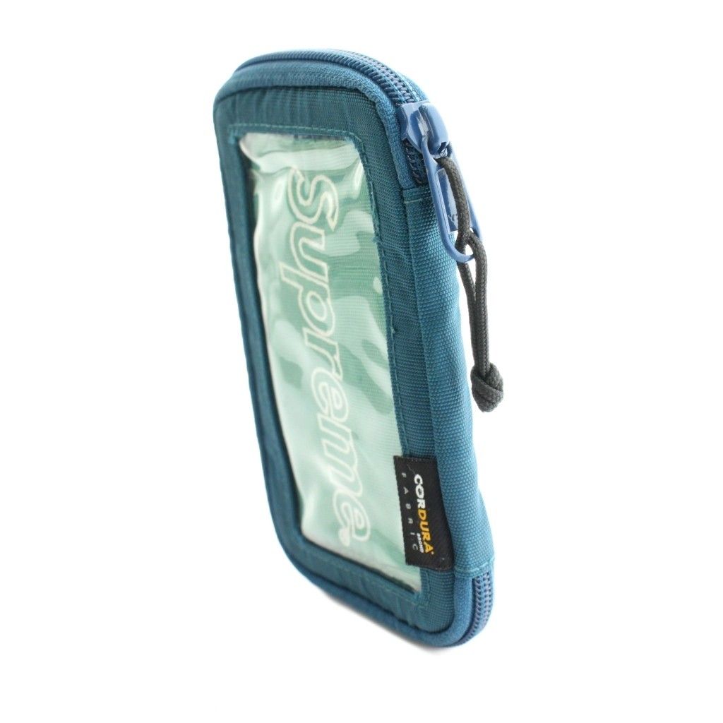 シュプリーム SUPREME 19FW Small Zip Pouch Dark Teal マルチポーチ