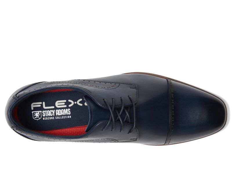 ステイシーアダムス メンズ シューズ オックスフォード キャップ レース Stacy Adams Bryant Cap Toe LaceUp Navy ネイビー