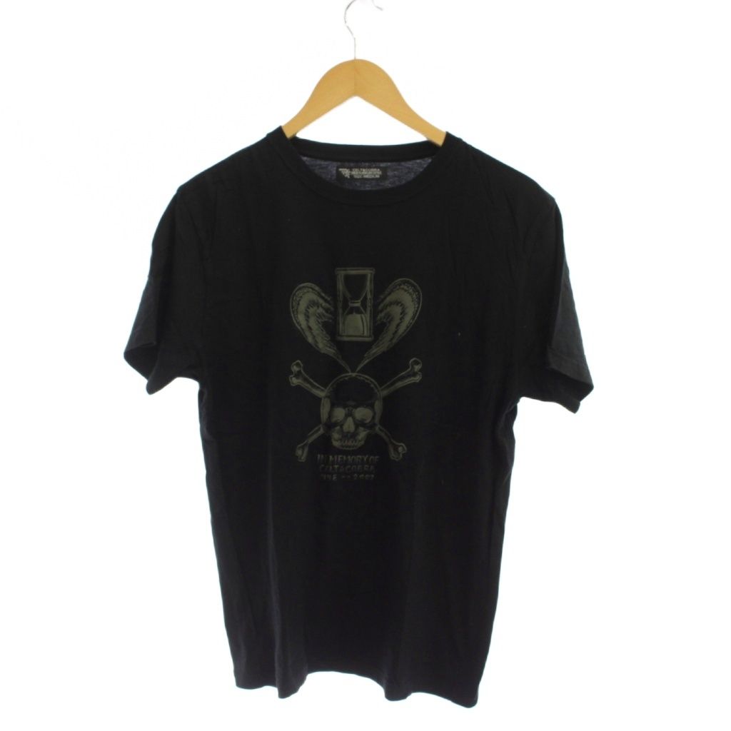 ケルト&コブラ CELT&COBRA Tシャツ M 黒 半袖 スカル柄 ラウンドネック