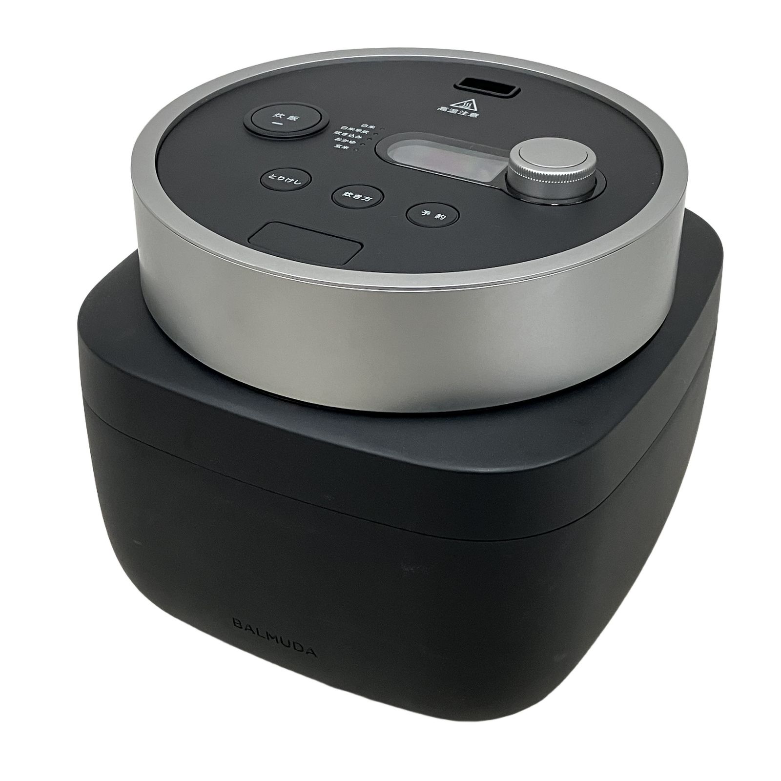 BALMUDA バルミューダ マイコン炊飯器 3合 2022年製 K08A-BK 中古 M11238082