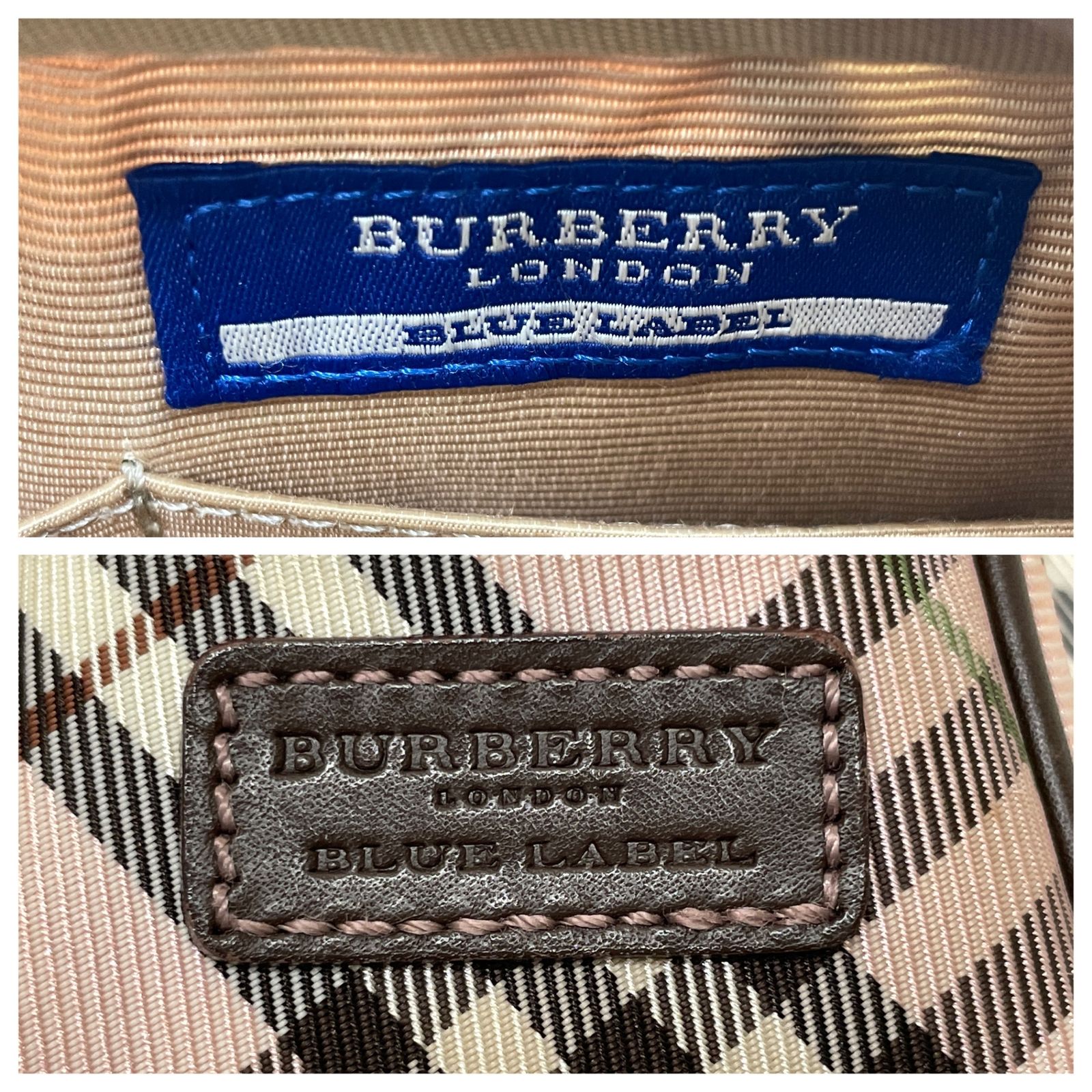 BURBERRY BLUE LABEL (バーバリーブルーレーベル) ノバチェック柄 BURBERRY BLUE LABEL (バーバリーブルーレーベル) ノバチェック柄