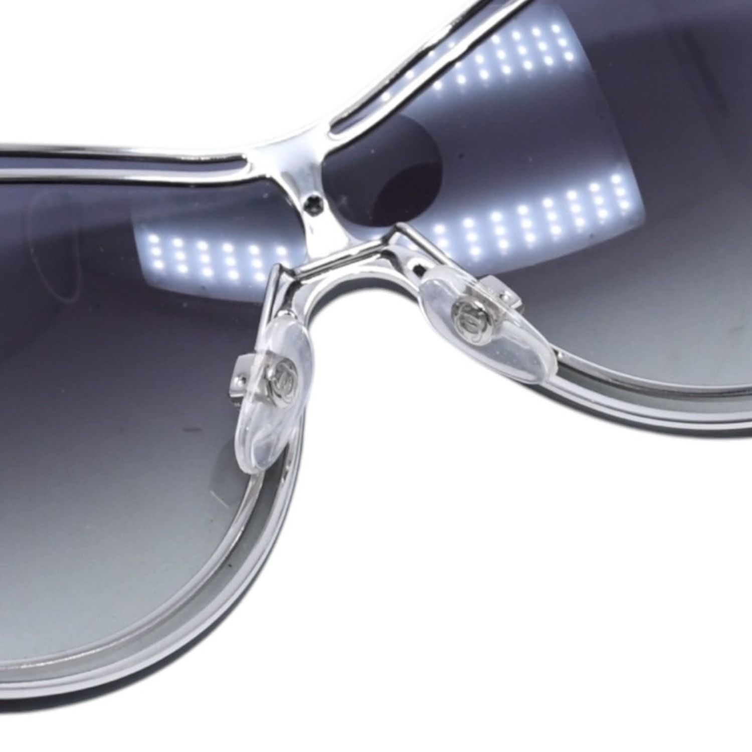 極美品 CHANEL シャネル シールド サングラス アイウェア 4144 c.127/8G サイズ125 ココマーク ブラック シルバー 中古 4a002132 極美品 CHANEL シャネル シールド サングラス アイウェア 4144 c.127/8G サイズ125 ココマーク ブラック シルバー 中古 4a002132