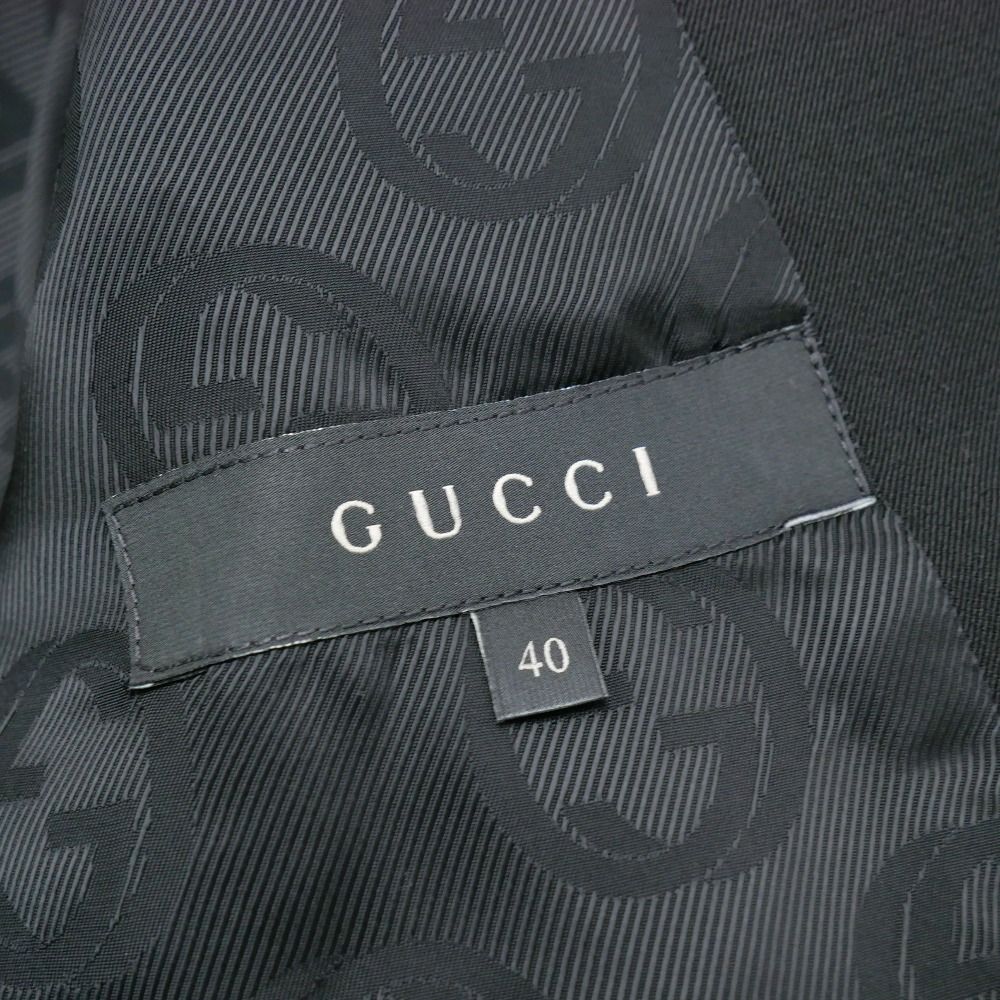 □美品□GUCCI グッチ テーラードジャケット サイズ40 ブレザー