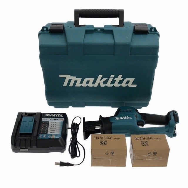 ☆未使用品☆makita マキタ 18V 充電式レシプロソー JR189DRGX バッテリ2個(6.0Ah) 充電器 ケース付 セーバーソー/セーバソー 電動工具129168 ☆未使用品☆makita マキタ 18V 充電式レシプロソー JR189DRGX バッテリ2個(6.0Ah) 充電器 ケース付 セーバーソー/セーバソー 電動工具129168