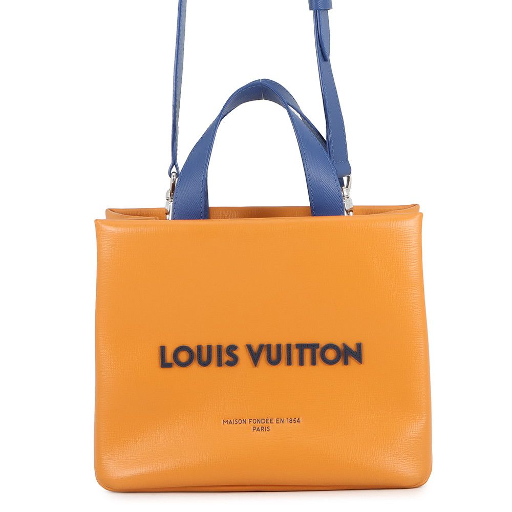 ルイヴィトン トートバッグ レザー ショッパー・トート MINI M15237 LOUIS VUITTON ヴィトン バッグ 2way ショルダー