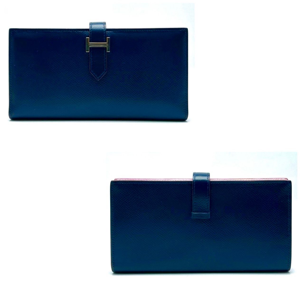 HERMES】エルメス ベアンスフレ ヴォー・エプソン バイカラー 長財布 