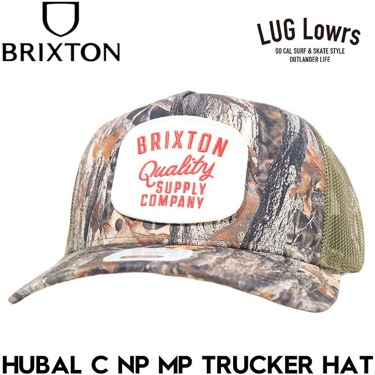 BRIXTON ブリクストン メッシュキャップ メンズ レディース トラッカーキャップ HUBAL C NP MP TRUCKER HAT スナップバック 帽子 12037 TREE CAMO 26SU 日本代理店正規品