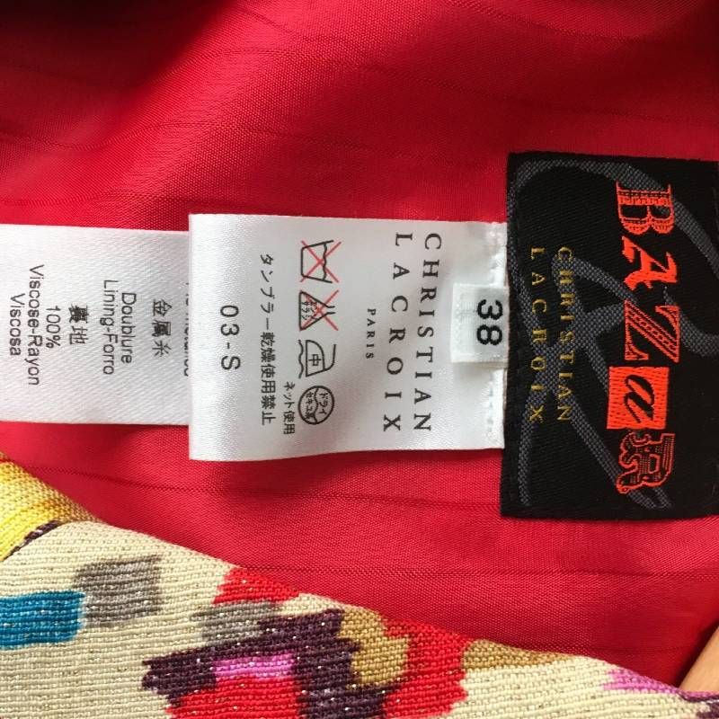 美品 Christian Lacroix bazar クリスチャンラクロワバザール