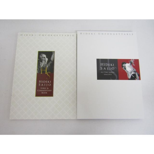 西城秀樹 HIDEKI UNFORGETTABLE 完全生産限定盤 CD+DVD リリック