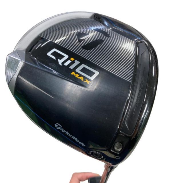 【中古】 テーラーメイド Qi10 MAX 9° ドライバー DR 純正特注シャフト (フレックスS) メンズ 男性用 右利き 右用 Cランク ゴルフクラブ