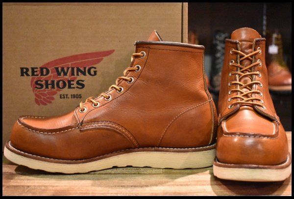 9D 箱付 良品 19年】レッドウィング 875 アイリッシュセッター 茶